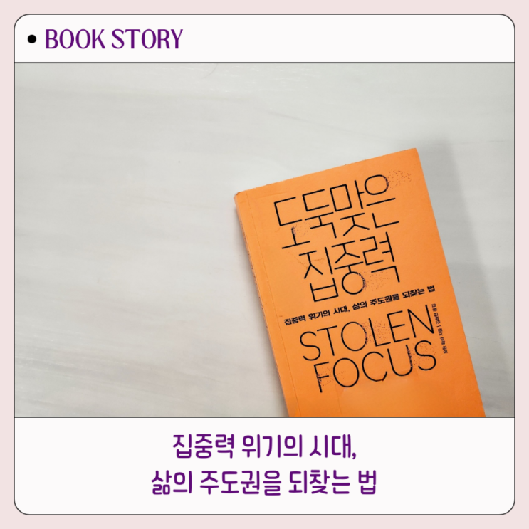  도둑맞은 집중력 ㅡ요한 하리