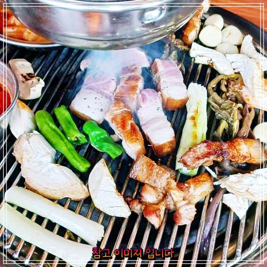  토요일은밥이좋아 : 서귀포 중문관광단지 까망돼지 중문점 맛집 탐방코너의 숙성흑돼지과 초벌숙성흑돼지 근고기 맛집