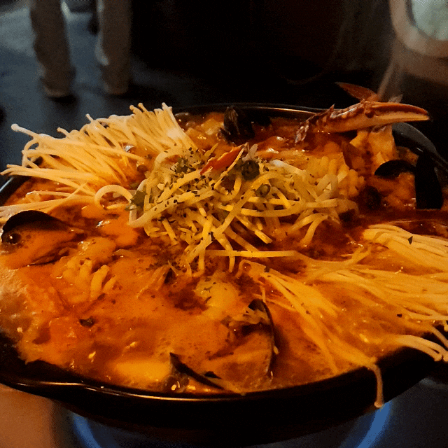  쌍촌동술집 덕자 토마토 해물짬뽕과 소주한잔