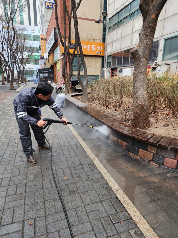  인천 계양구 서구 청라 미추홀구 보도블럭청소 꽃길만 걸으세요 ^_^