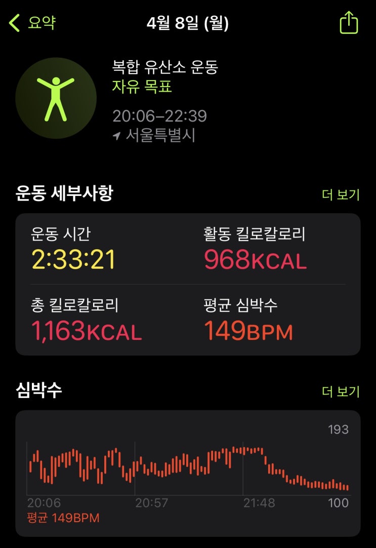  1일 1운동 시작