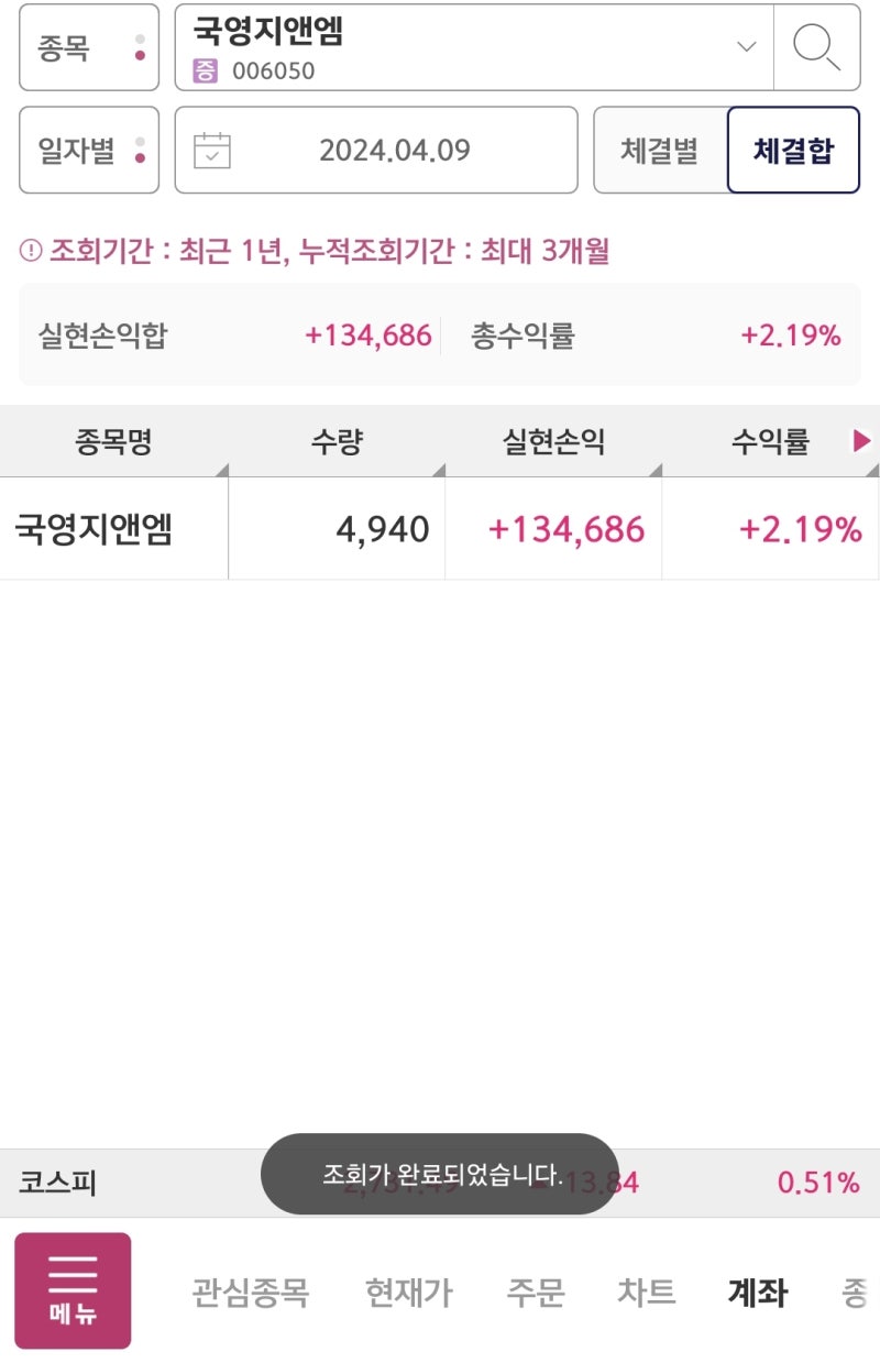 유튜버 아이디렉의 매매일지 24년 4/9일 국영지앤엠 너라도 있어 다행이다 : 네이버 블로그