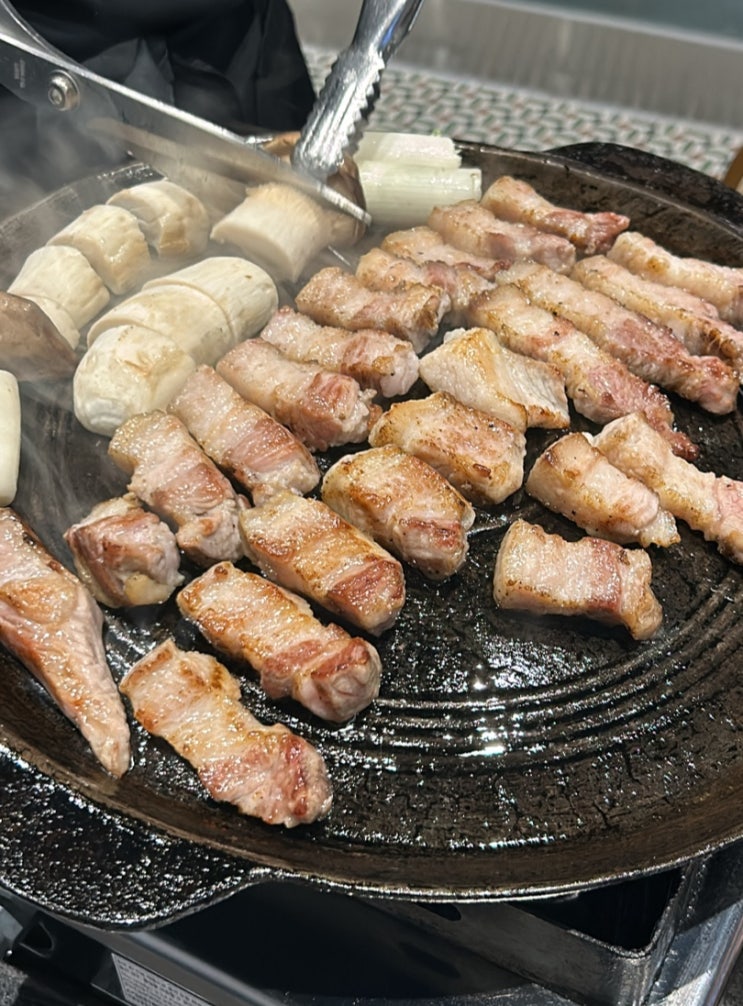  [목포 평화광장 고깃집] 목포갈비맛집 화원짚불구이 삼겹살 주차가능 회식장소 목포여행맛집