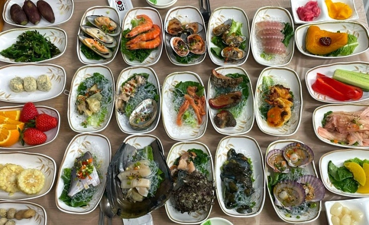  목포북항회센터 활어회와 해산물이 신선한 목포 회 맛집 지민이네