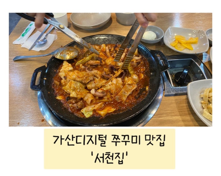  가산디지털 쭈꾸미 맛집 추천 - 서천집