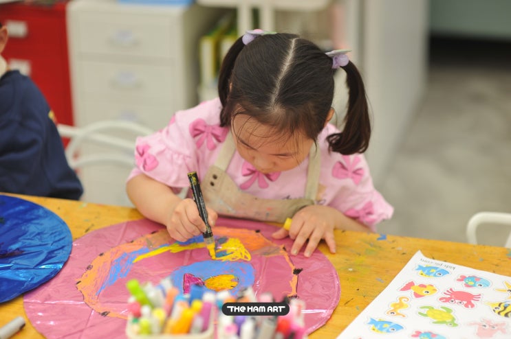  부산아동미술 24.4.8 온샘더함미술학원 수업모습[온천동미술학원/사직동미술학원/명륜동미술학원]