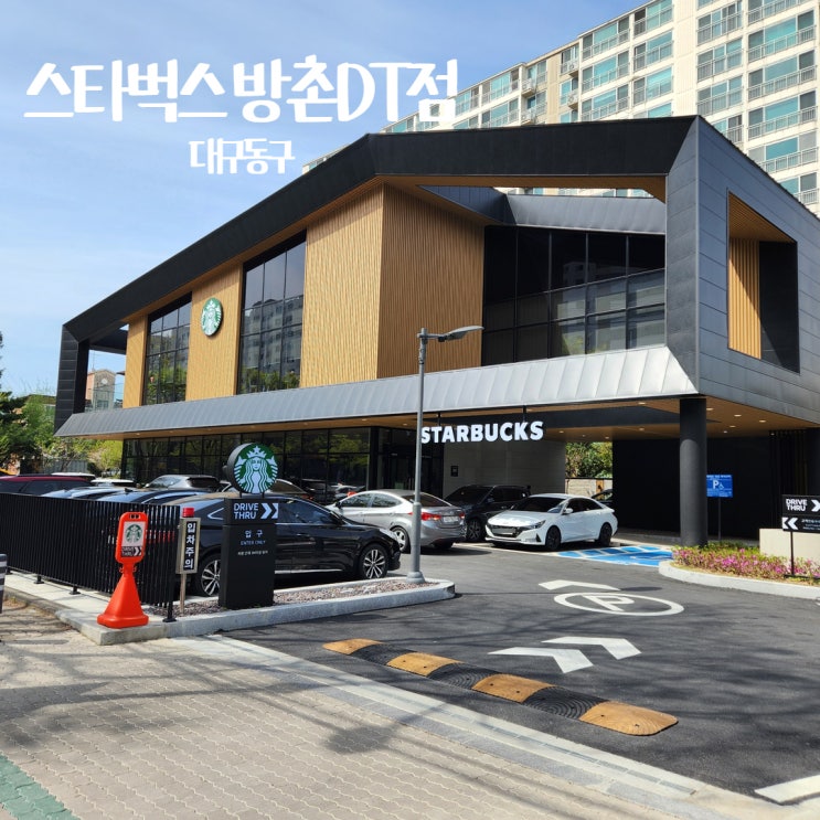  대구 동구 스타벅스 대구방촌DT점 신상 카페 동촌 벚꽃 데이트