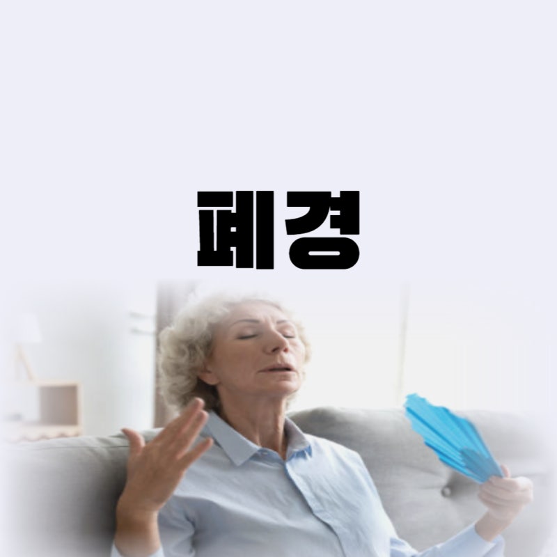 폐경 전조증상 부정출혈 생리 조기 여자 평균 폐경 나이 언제