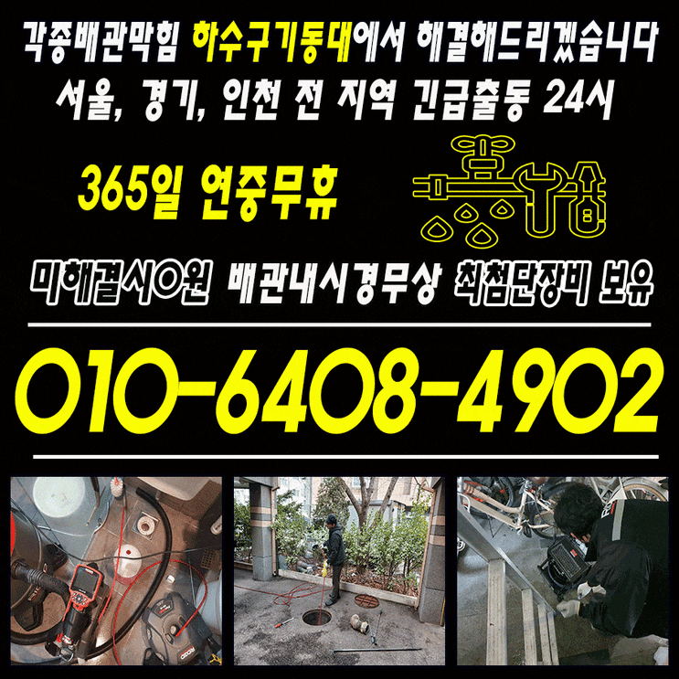  부천시 소사동 변기막힘 - 땡글한 애기양배추 제거하고 해결