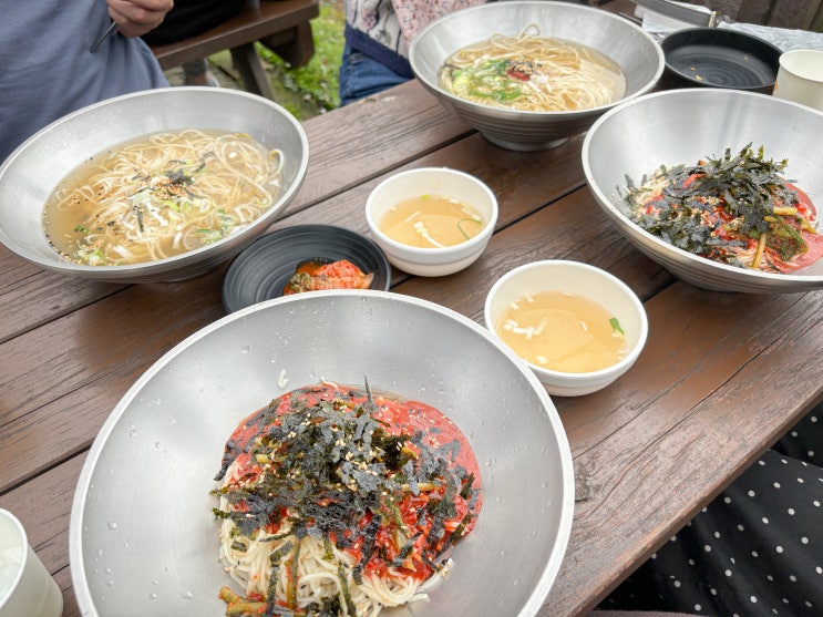  담양 죽순닭국수 | 광주 근교 드라이브 국수거리 맛집, 전남 애견동반 식당 추천