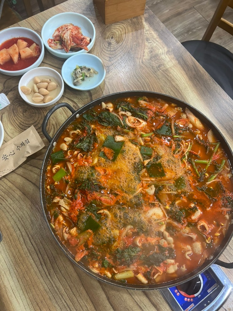  양이 미쳐버린 인천 석남동 곱창전골 맛집 오복곱창감자탕