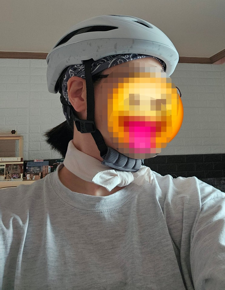  내돈내산 : 투랩 어반 헬멧 크랭크 앵글러 자전거 헬멧 반다나 헤어밴드 자이언트 입문용 MTB 자전거
