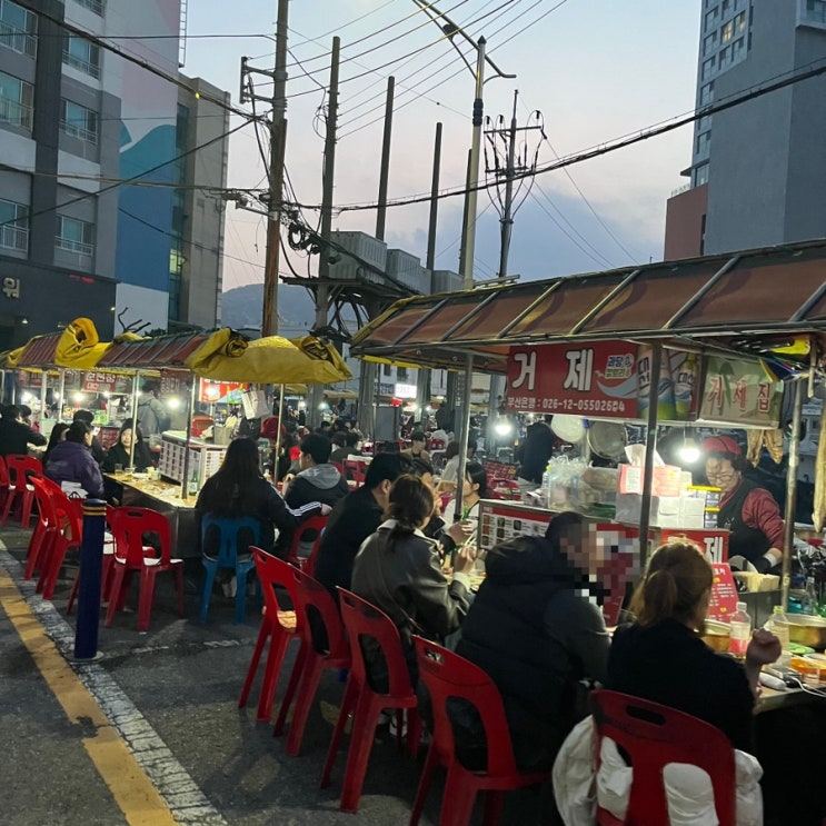  [영도] 부산 포장마차거리 낭만포차 후기 | 오돌뼈, 조개탕 그리고 너무 친절하신 사장님까지