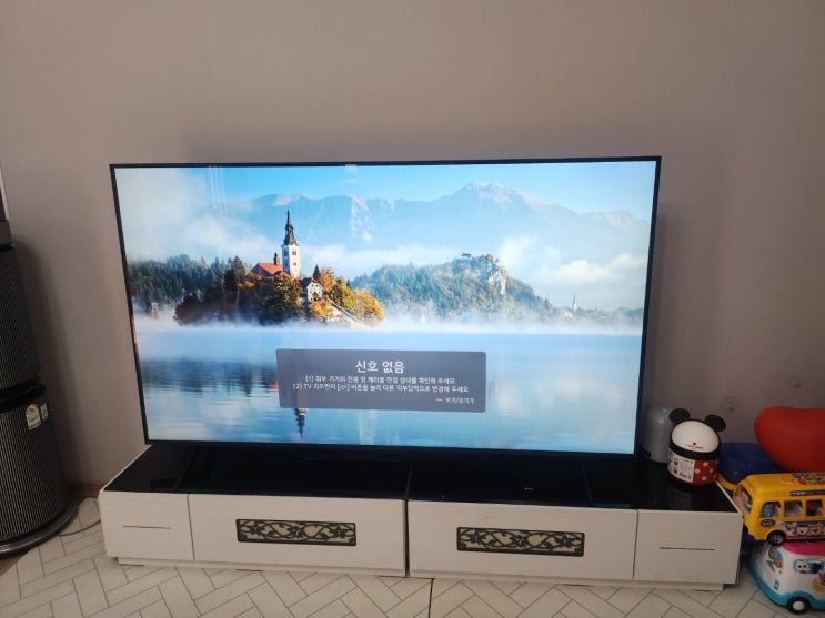  LG 75인치 액정 수리 사설TV수리 인천 논현동 패널 교체 현장