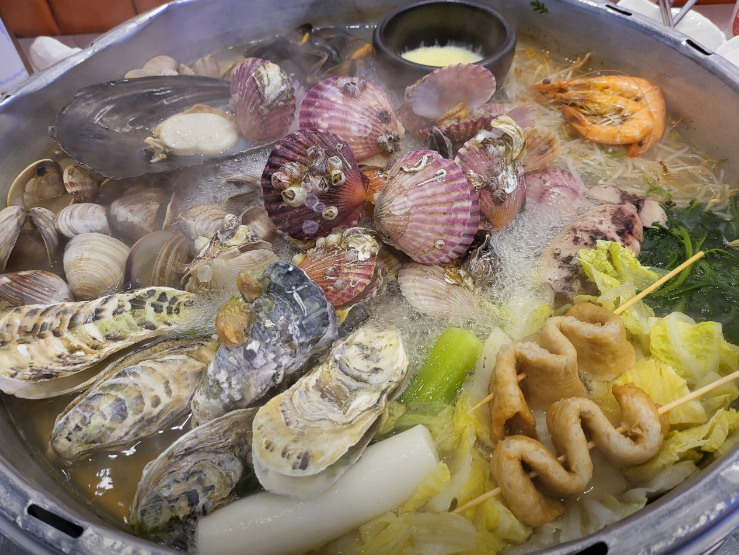  갯벌의 조개