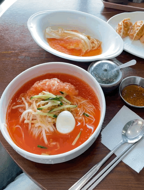  북한강맛집 l 야채육수의 상큼한 국수 l 죽여주는동치미국수