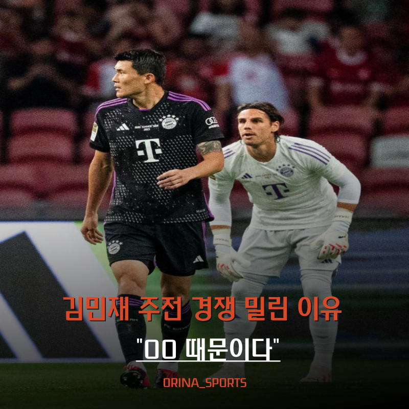 김민재 주전 경쟁 밀린 이유 파악해 보겠습니다