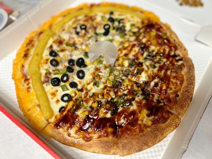 [나주 빛가람동 수제피자 맛집] 빨간토마토피자 | 불고기 + 고구마 반반피자 (L)