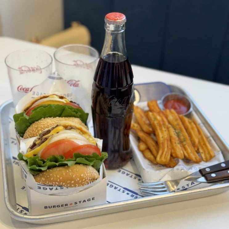 행리단길 맛집 찾기 버거스테이지(내돈내산)