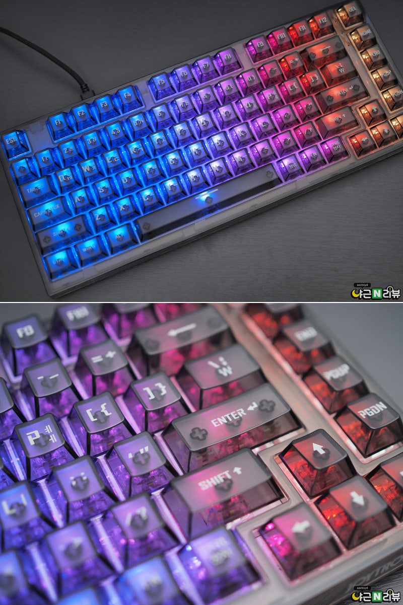 텐키리스 기계식 키보드, 조이트론 MK87과 MK82에 대하여(저소음 리니어) : 네이버 블로그