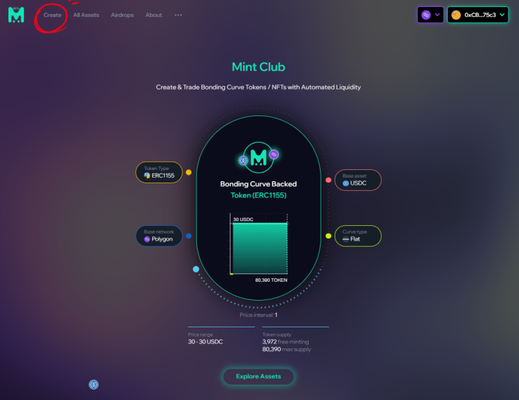 민트 클럽(Mint Club) nft 발행하는 방법