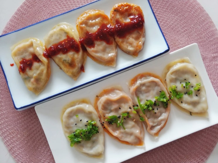  캠핑만두 달인양념만두 군만두 찐만두