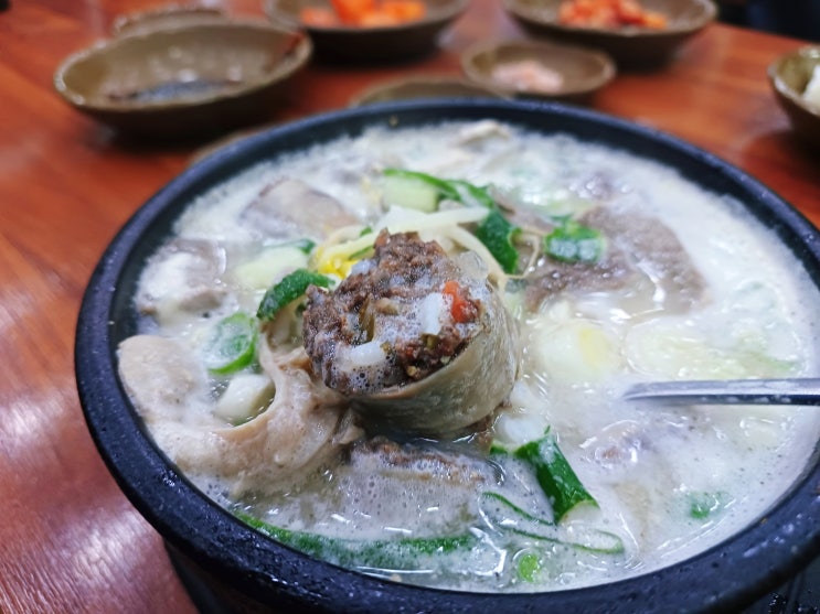  광주 서구 상무지구 맛집 여행 상무암뽕순대국밥 _ 내돈내산