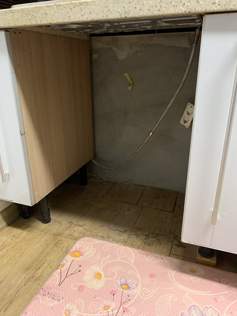 식기세척기 빼낸자리 싱크대 하부장 설치비용 문의