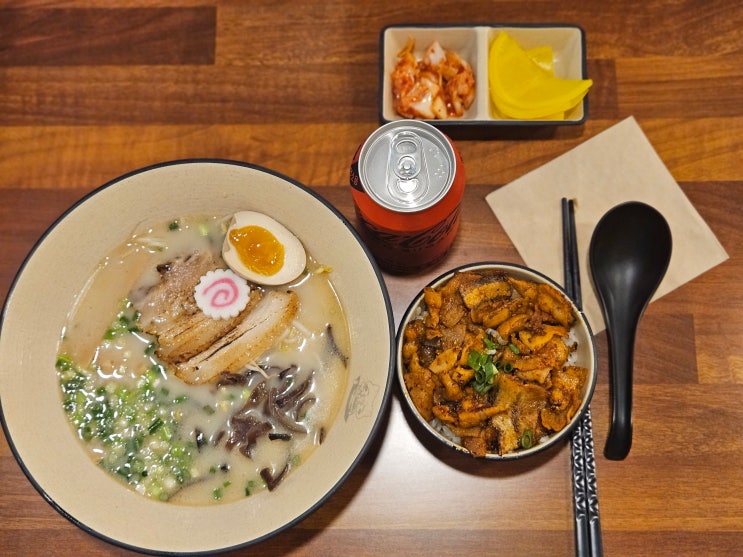  신림, 서울대벤처타운역 진한 국물 일본식 라멘 맛집 '코란라멘 본점'