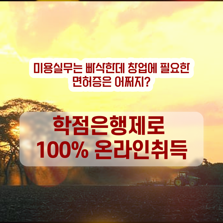  미용종합면허증발급 , 미용국가자격증 학원 없이 동영상 과정으로 최단기간에 취득한 후 창업까지 마친 후기
