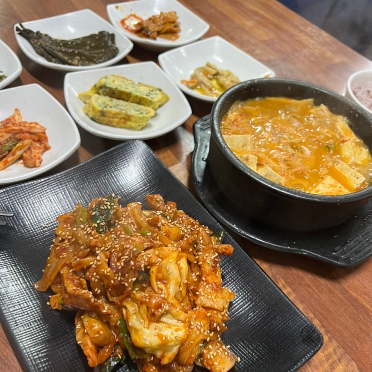  부평 산곡동 맛집 청국장 제육맛집 전주식당 다녀왔습니다.!