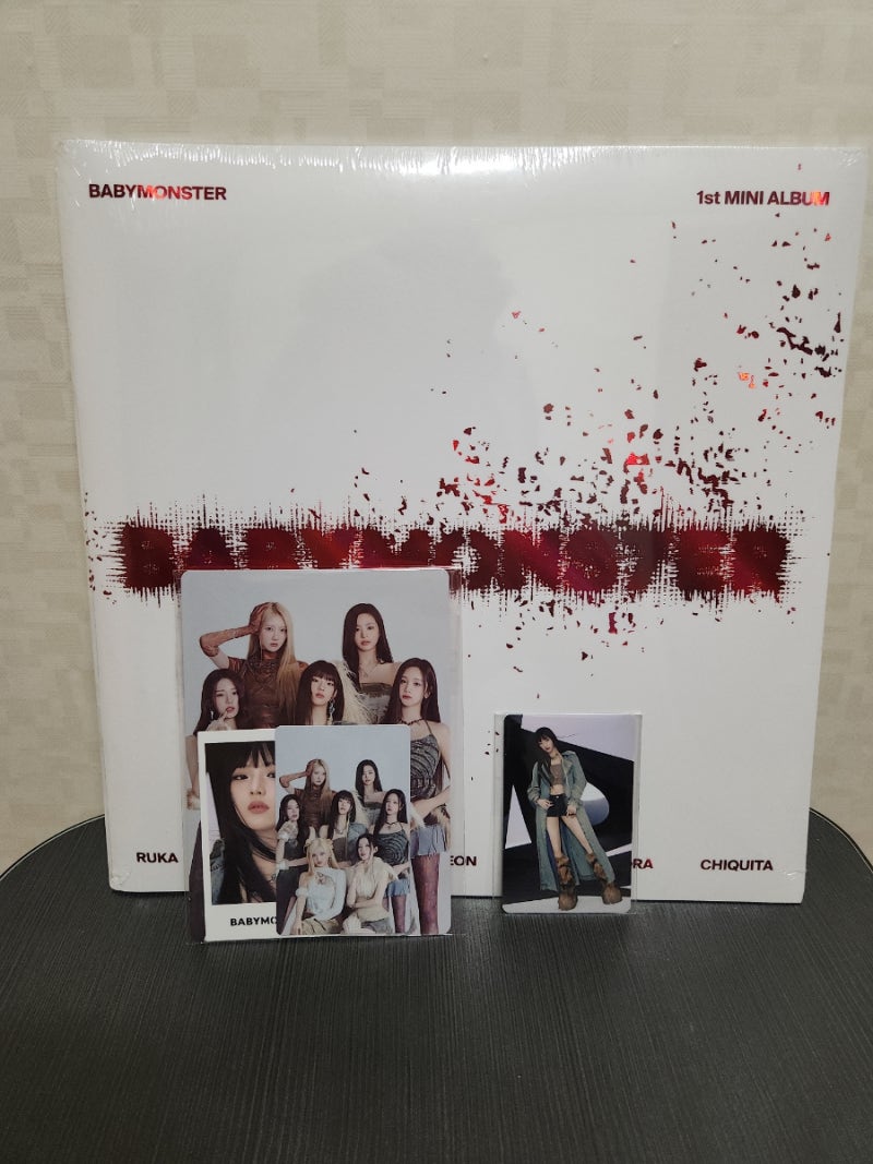 블랙핑크 이후 7년만에 데뷔한 yg엔터 걸그룹 베이비몬스터 앨범 포토북 버전 루카특전 타이....