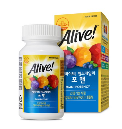  얼라이브 원스데일리 포맨 멀티비타민 리뷰: 남성의 건강을 위한 최적의 선택, 필수 영양소를 하루 한 알로! 에너지와 면역력 증진을 경험하세요.