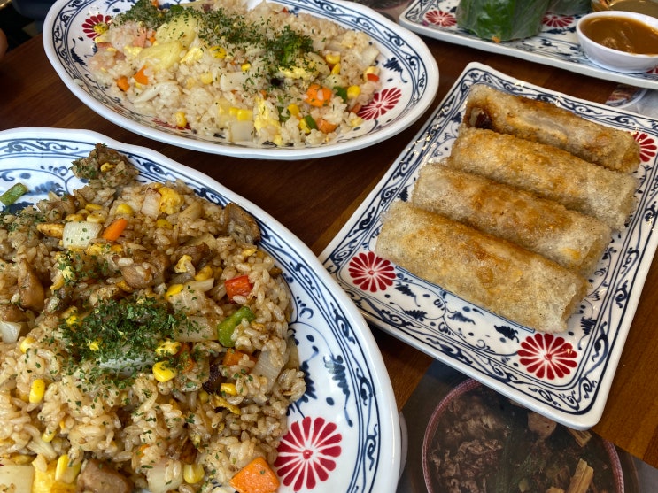  서울 동대문구 제기동 포인비에트 쌀국수(2인 스프링롤 세트, 2인 짜조 세트, 파인애플 볶음밥, 닭고기 볶음밥)