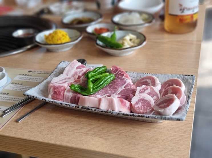  군자역삼겹살 다시마 숙성으로 맛을 살린 서울돼지구이