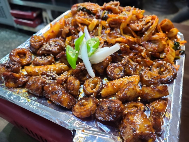  자양역 뚝섬 유원지 근처 맛집 자양동 최고 야채곱창 막창집 불로 곱창