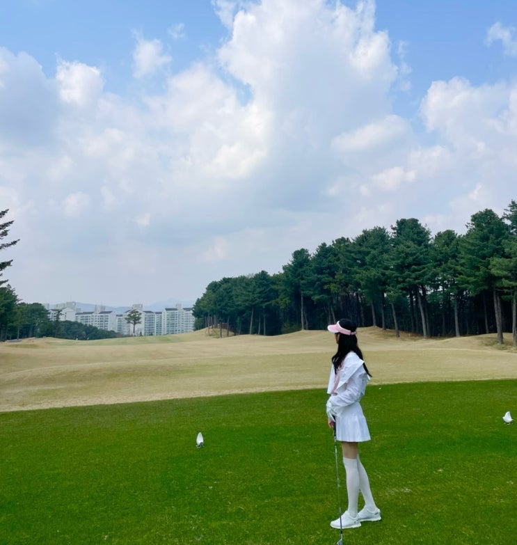  서울 근교 명문 골프장 한성CC 벚꽃라운딩 후기, 주변 맛집, 여성골프복 추천