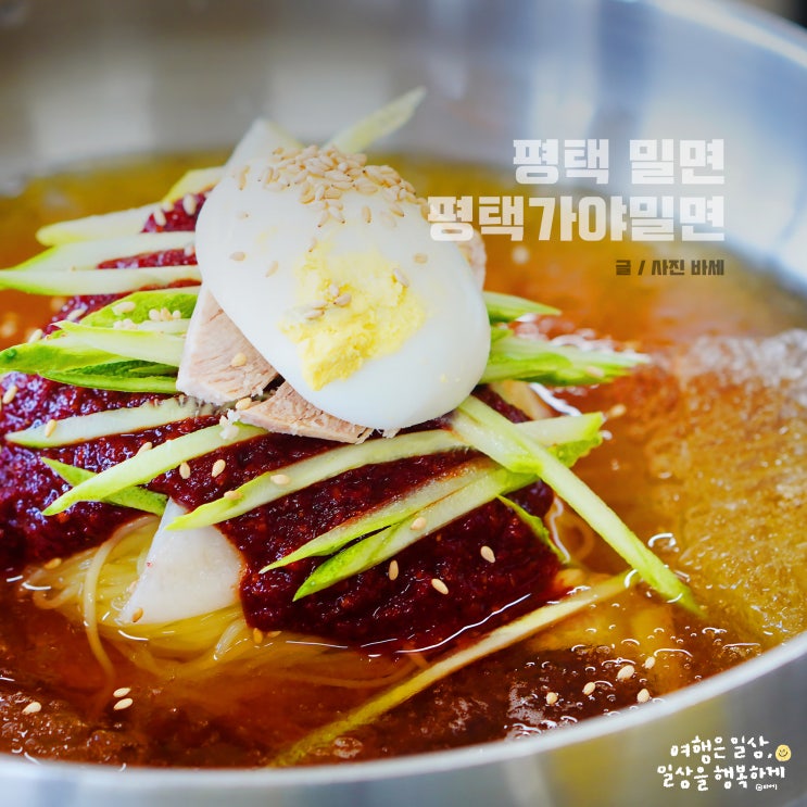  평택 송탄 맛집, 이충동 평택가야밀면 밀면 만두