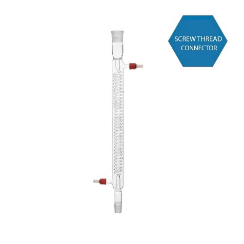  [유리초자] GL14 타입 나사관 콘덴서 Graham Coil Condenser (Coil Distillate Type)