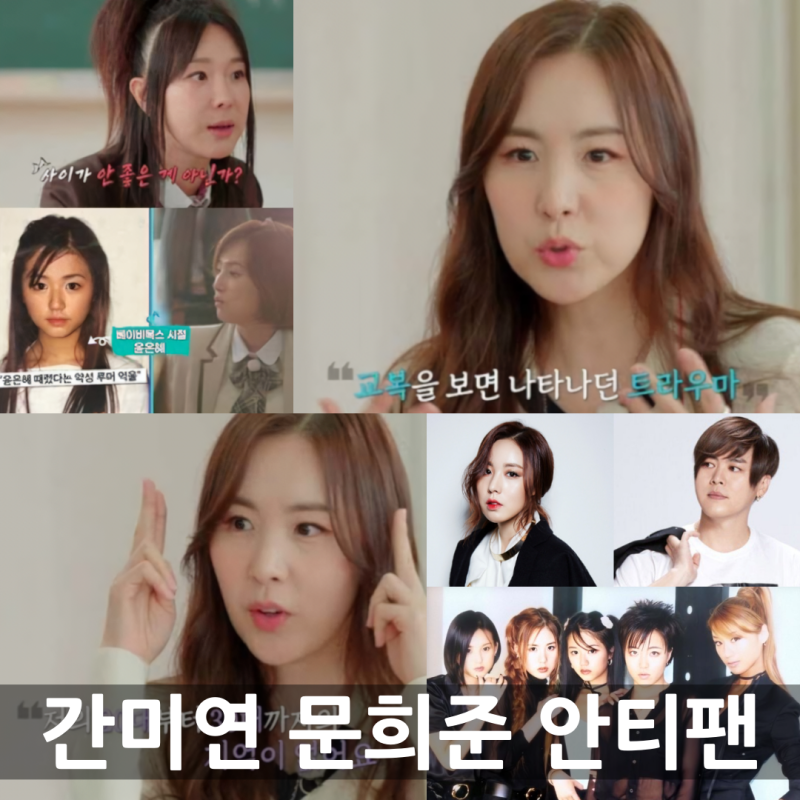 놀던언니2 베이비복스 간미연 문희준 안티팬에게 상처 남편 황바울 나이 프로필