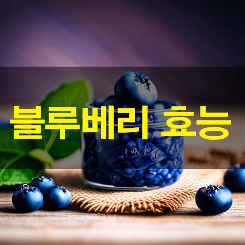  보라색 보석 블루베리 효능과 부작용 하루 섭취량
