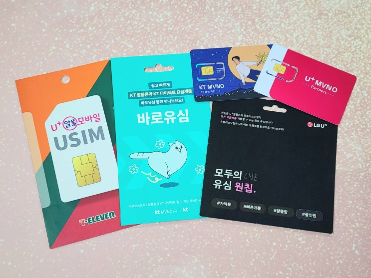  편의점 선불유심 개통 앤텔레콤 사용 방법