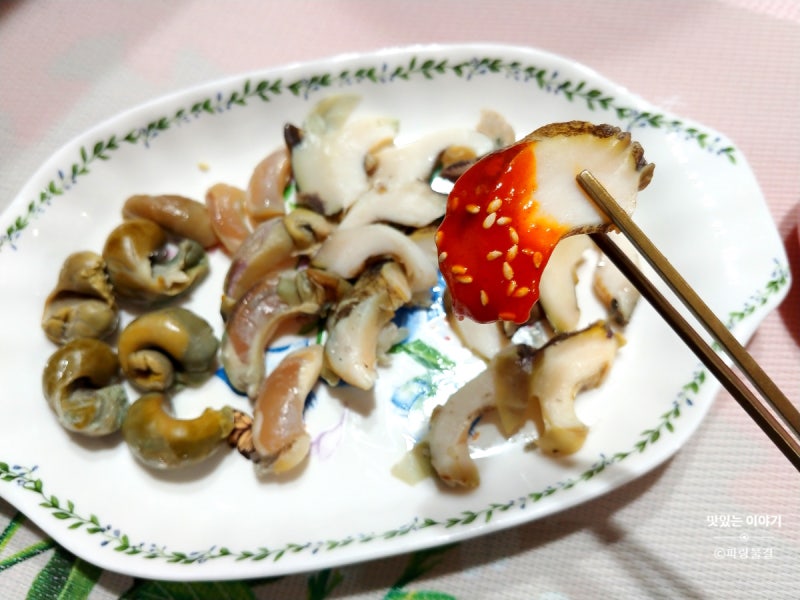 제철 참소라 찌는법 대신 소라 삶는법 참소라 숙회 먹는법 쉽죠