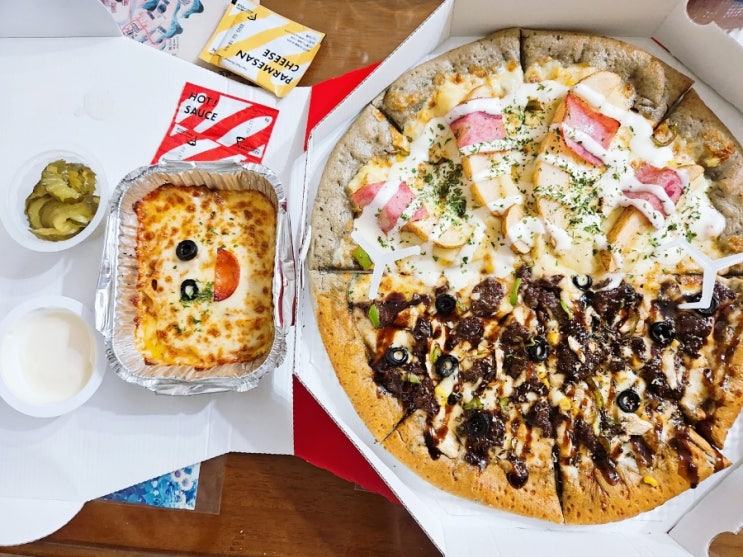  광주 첨단 피자맛집 프레드피자 반반피자 내돈내산