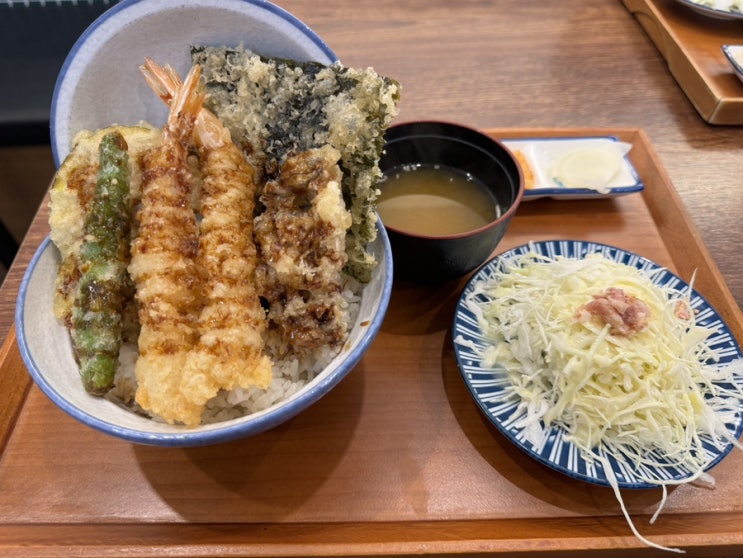  부천 신중동 혼밥 가능한 텐동 맛집 - 저스트텐동