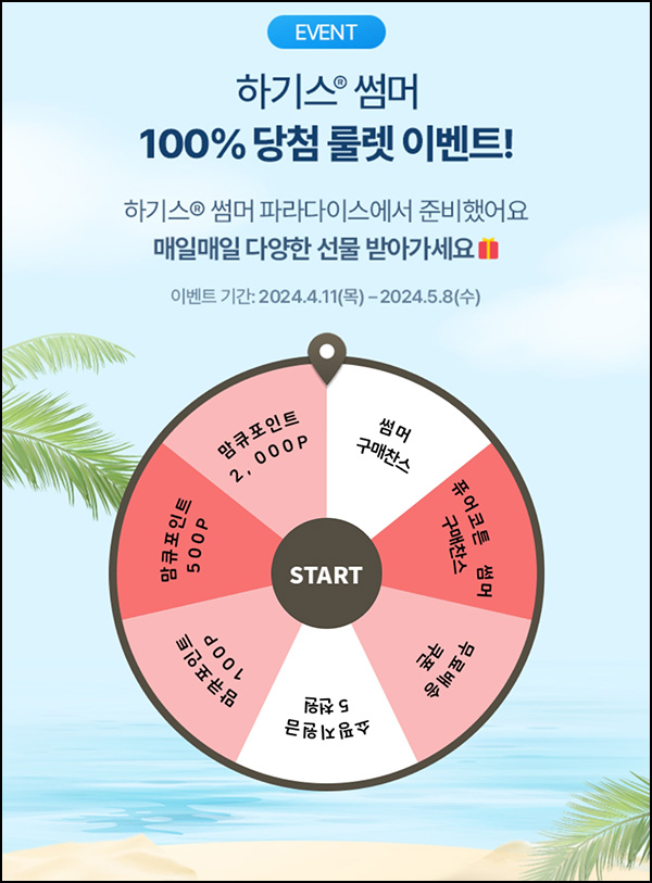 맘큐 룰렛이벤트(쿠폰 및 적립금)즉당~05.08