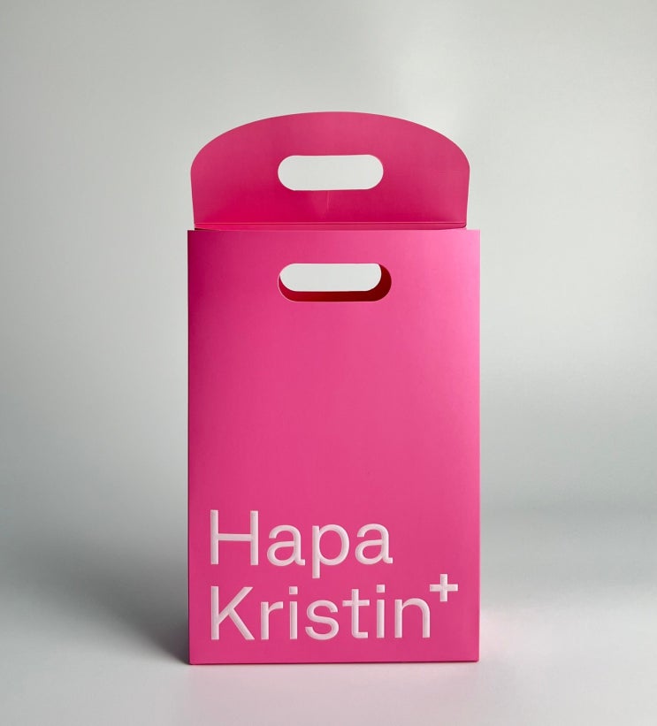  하파크리스틴 쇼핑백, Hapa Kristin, 다이컷, 쇼핑백, 제작, 손잡이 없는 쇼핑백