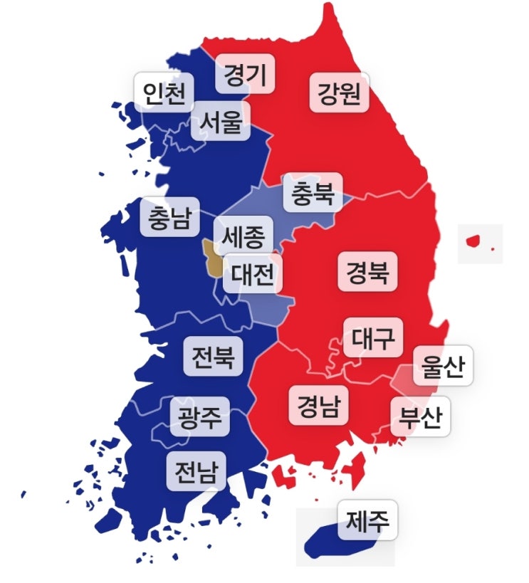  22대 총선 결과 주요접전지 당선자 정리