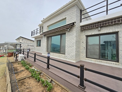  전원주택 테라스 합성데크 시공 가격