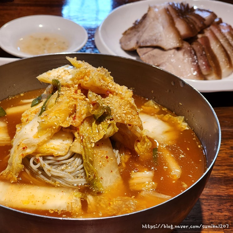 용인 맛집 고기리막국수 웨이팅 김치말이국수 봄 한정 메뉴 후기